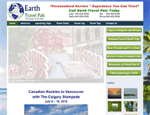 Tablet Screenshot of earthtravelpals.com